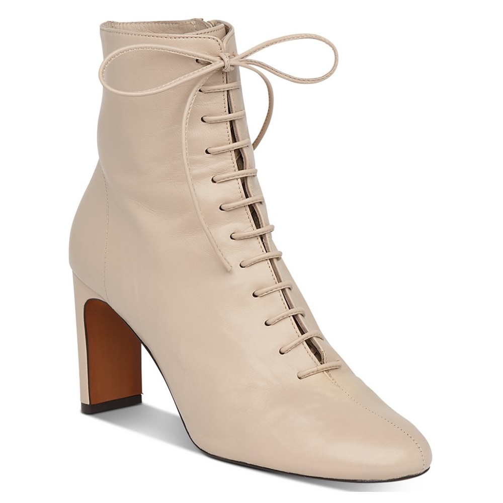 WHISTLES Dahlia lace up boot 39 NWT